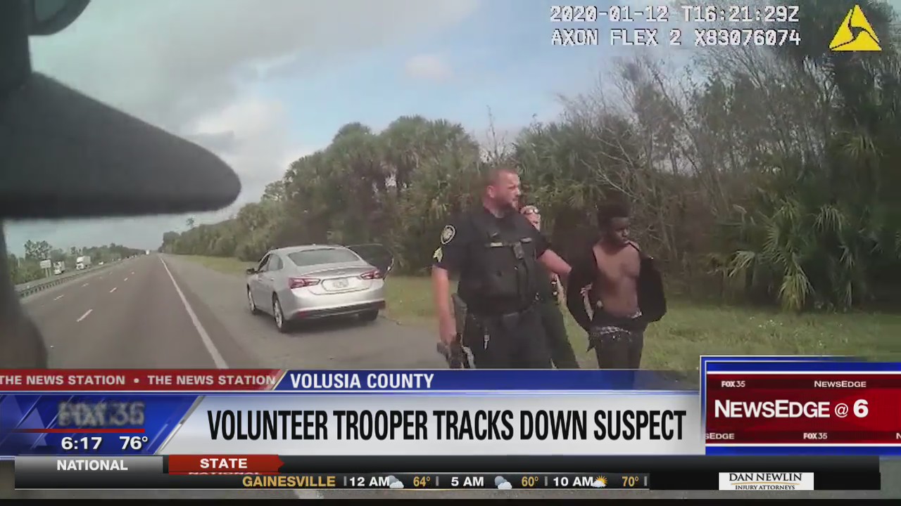 Volunteer FHP troopers track down carjacking suspect