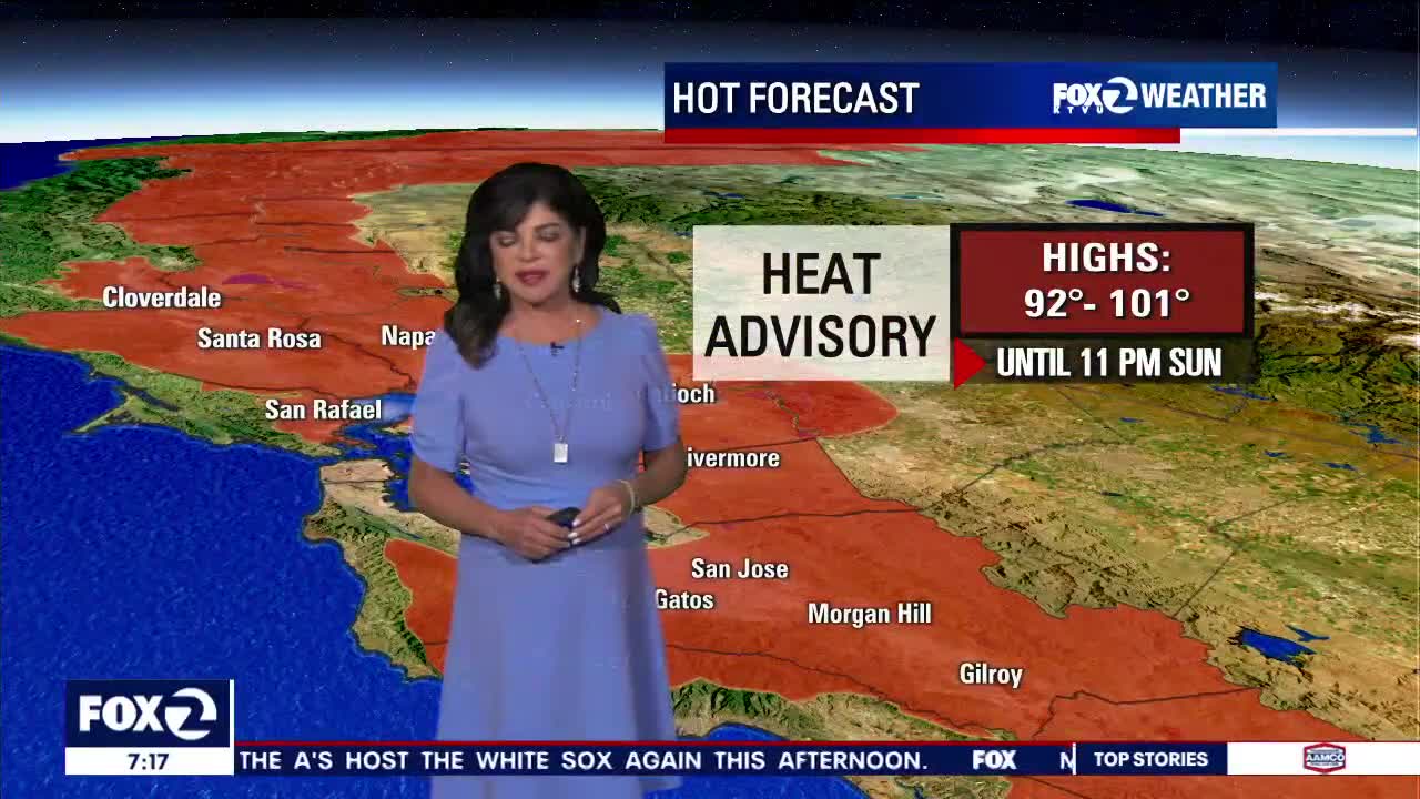 Bay Area heat wave continues