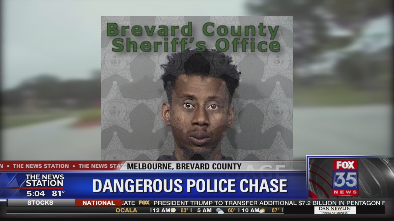 Dangerous police chase in Melbourne