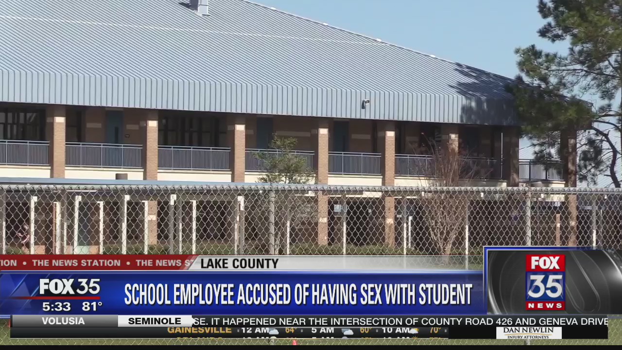 School employee accused of having sex with student