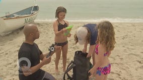 Beach What? Quincy wants to know, what's in your bag?