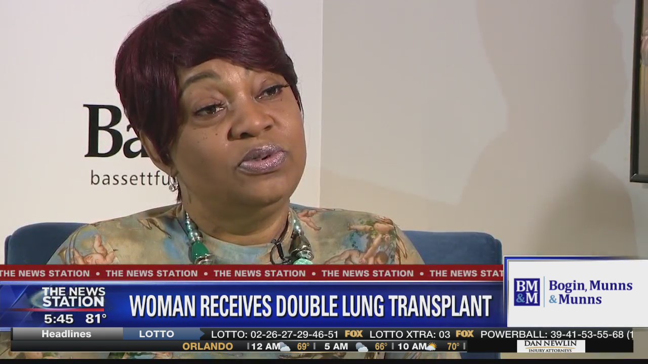 Woman receives double lung transplant