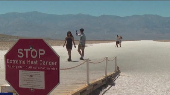 Death Valley reaches 128 degrees