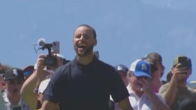 Stephen Curry wins Celebrity Golf Tournament in Tahoe