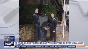 Teen crashes car in San Mateo; 3x legal limit