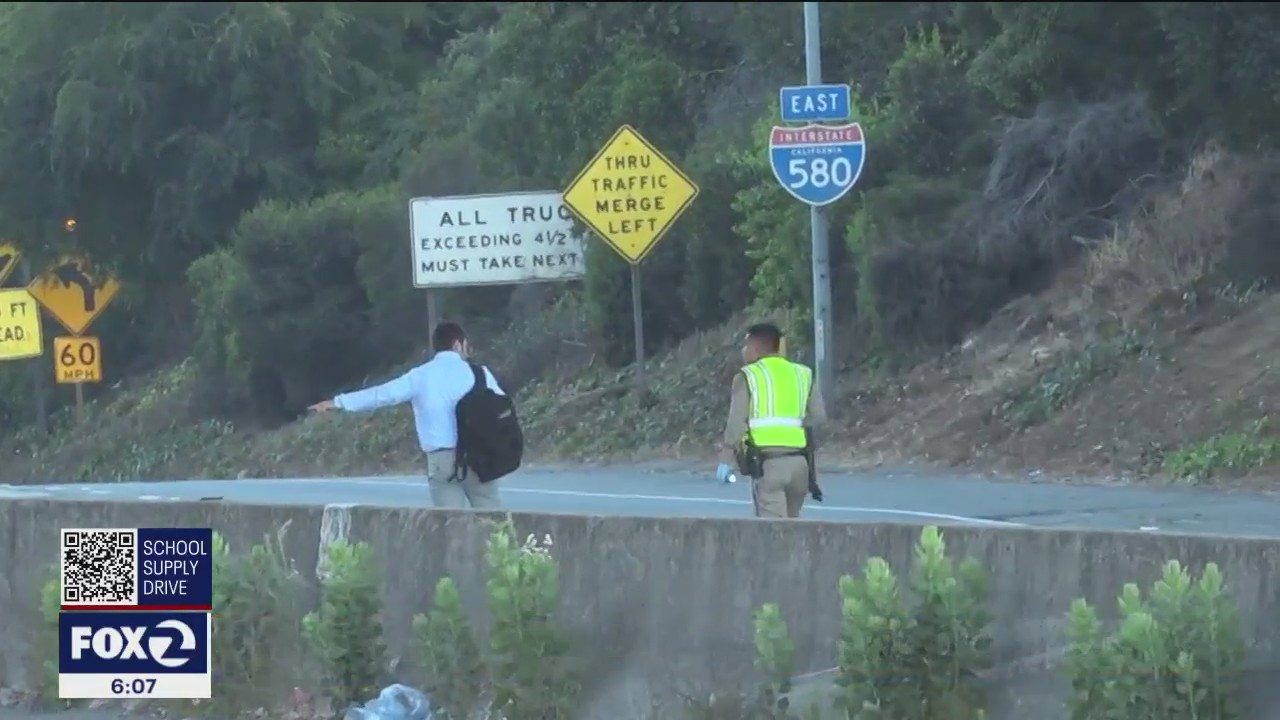 8-year-old caught in crossfire of I-580 shootout in grave condition: CHP