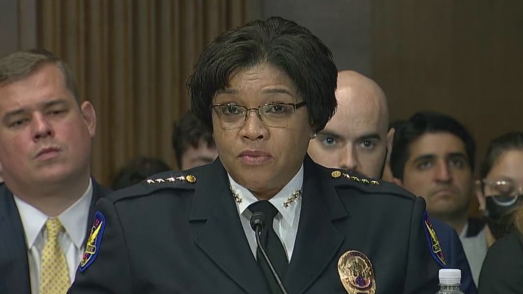 Phoenix Police Chief Jeri Williams testifies at Senate hearing on gun violence