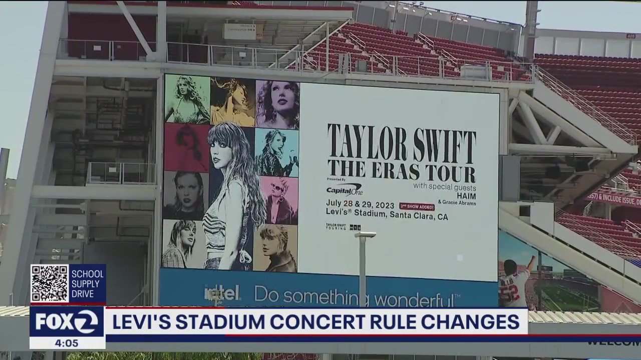 Tight rules await Taylor Swift fans at Levi's concerts