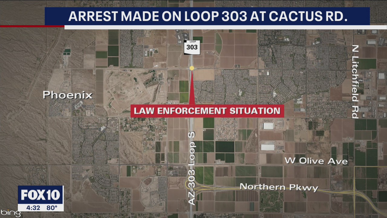 Armed robbery suspect arrested on Loop 303 | FOX 10 Phoenix