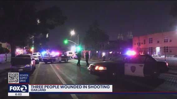 3 shot in Oakland Saturday night, police investigating