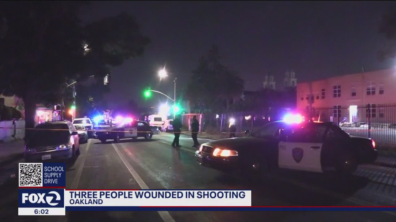 3 shot in Oakland Saturday night, police investigating