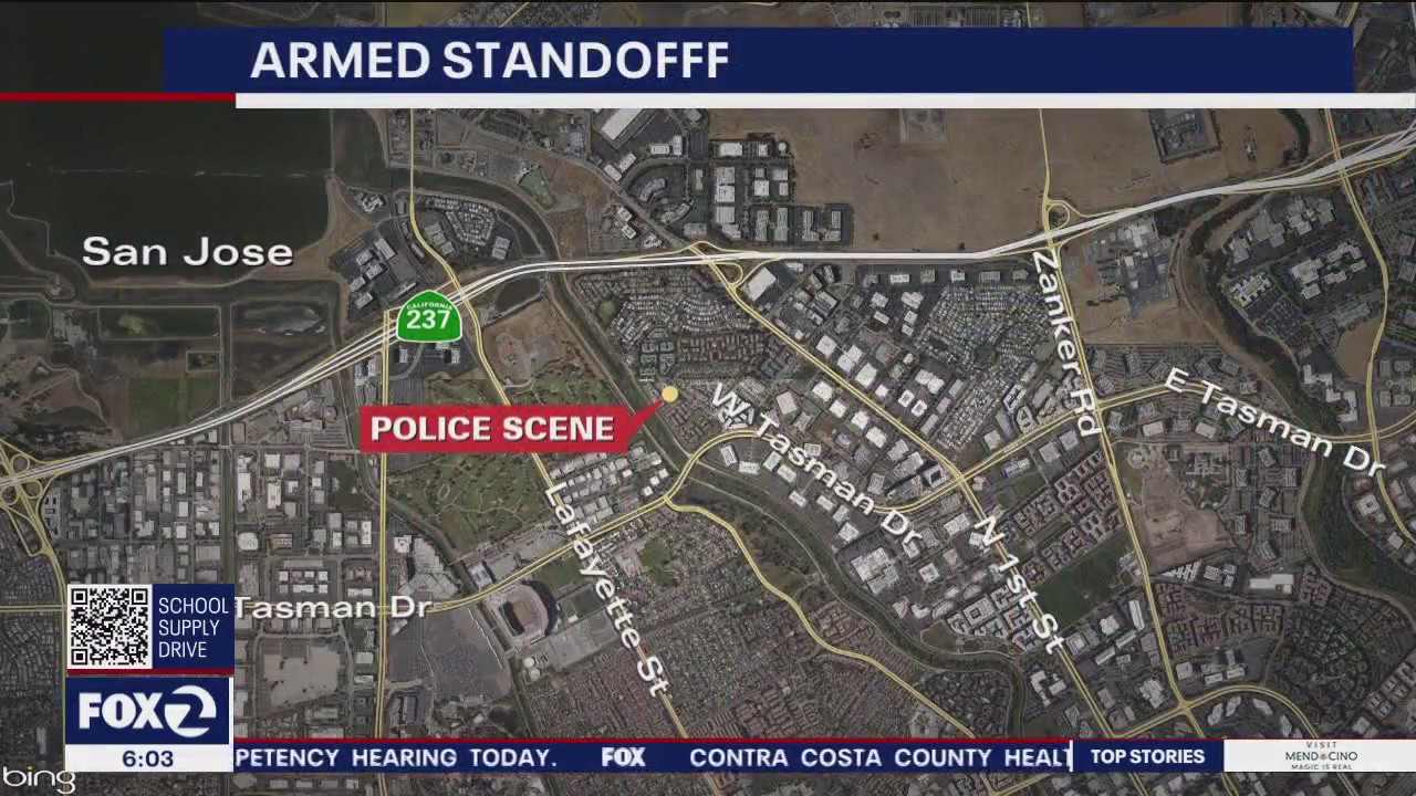 Armed standoff unfolding in San Jose