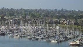 Mostly sunny, triple digit temps inland