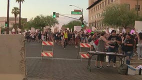 Hundreds of pro-choice supporters gather at Arizona State Capitol
