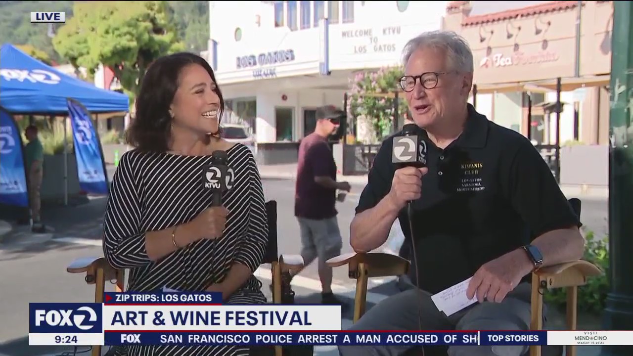 Zip Trips: Los Gatos Art and Wine Festival