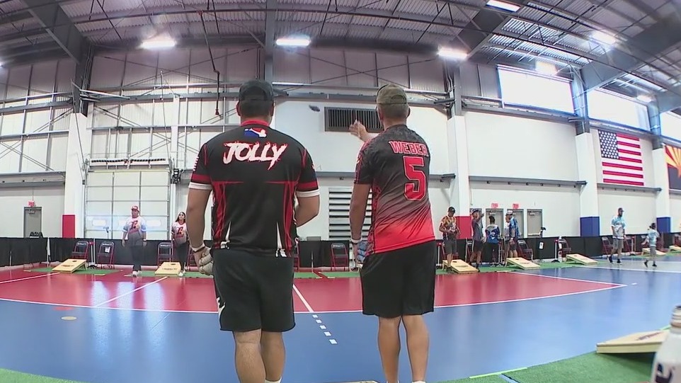 Hundreds competing in this year's Arizona State Cornhole Championships in Mesa