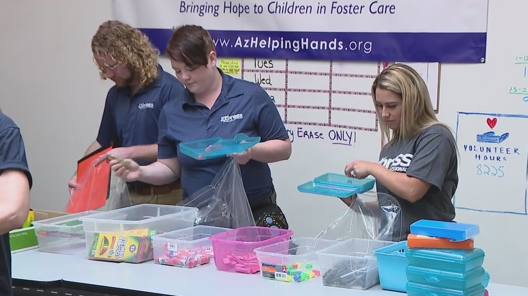 10th annual Arizona Helping Hands backpack drive helps children prepare for the next school year