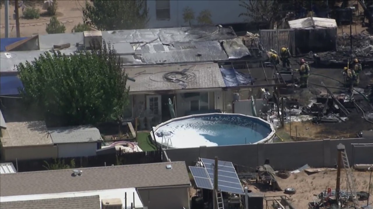 Aftermath of Phoenix mobile home fire | FOX 10 Phoenix