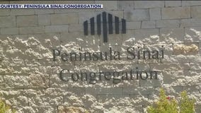 Police say man spray-painted Peninsula synagogue, Teslas with backwards swastikas