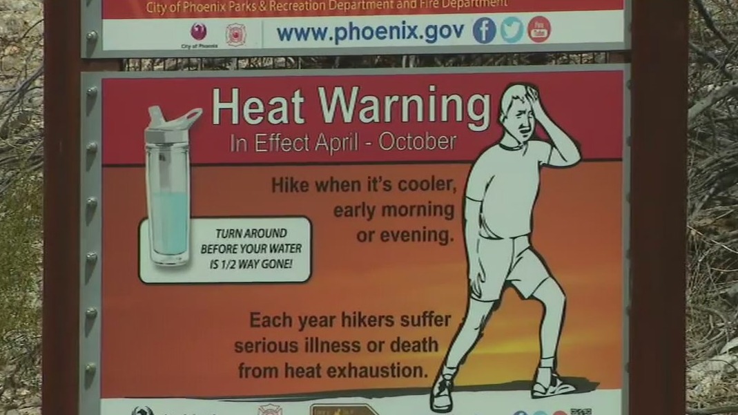 3 popular Phoenix trails to close for several hours due to excessive heat
