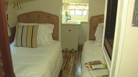 The Cozy Peach: Glamping in vintage trailers at Schnepf Farms