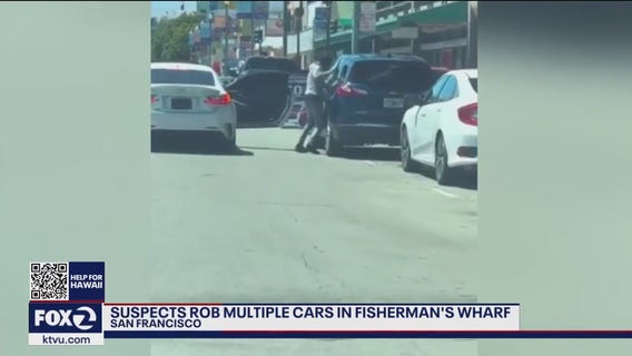 Car break-in spree recorded in San Francisco