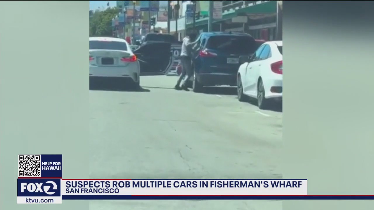 Car break-in spree recorded in San Francisco