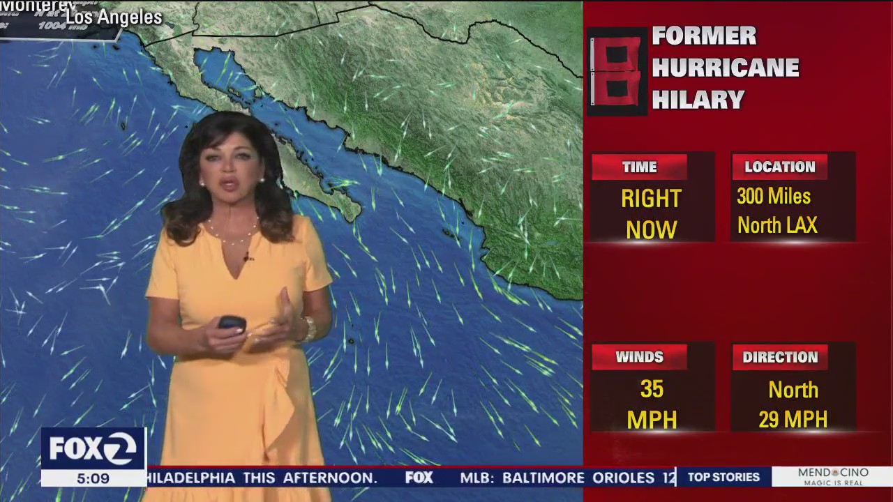 What Tropical Storm Hilary is doing right now