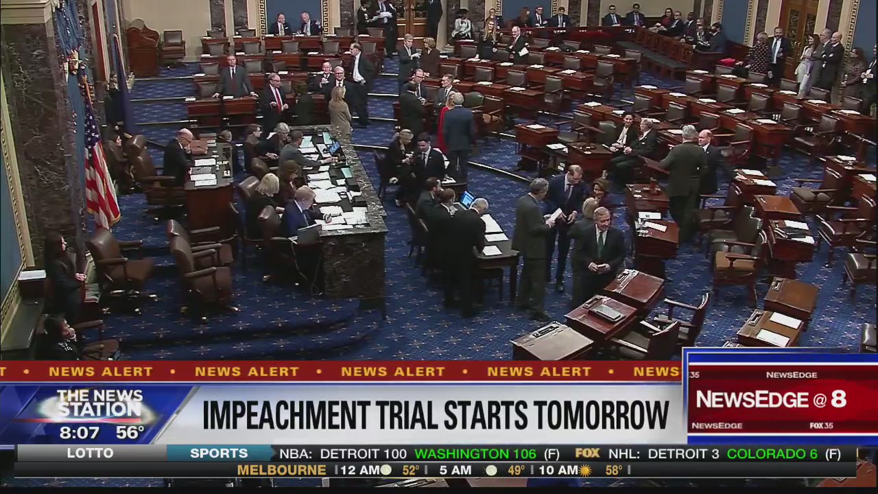 Trump impeachment trial to begin in Senate on Tuesday