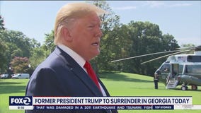 Trump expected to surrender in Georgia