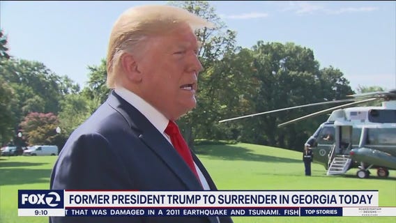 Trump expected to surrender in Georgia