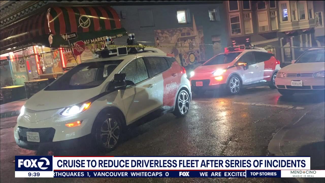 Cruise to reduce driverless fleet after series of incidents