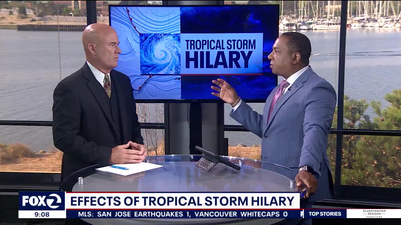 Tropical Storm Hilary damage and emergency response