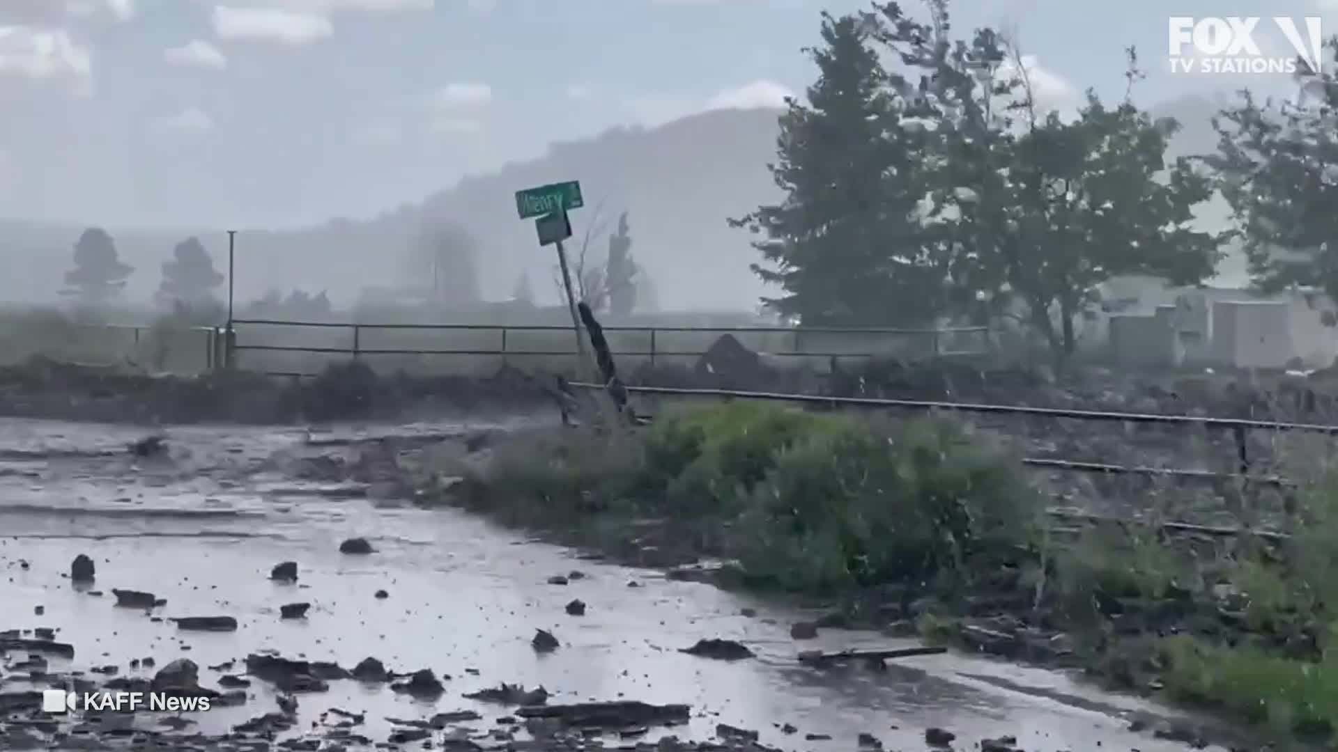 Latest monsoon storm brings flooding to Doney Park in Flagstaff