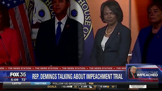 Demings talks about her role as House manager in Trump impeachment