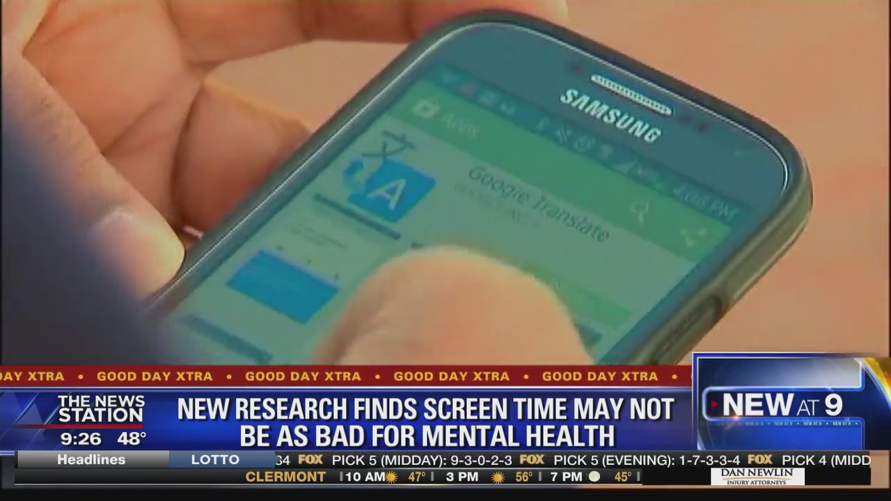 New research finds screen time may not be as bad for mental health