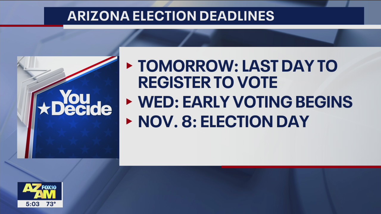 Arizona election deadlines