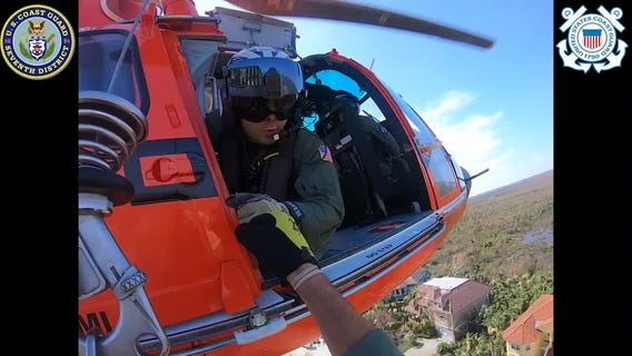 Hurricane Ian: Coast Guard rescues people and pets from Sanibel Island