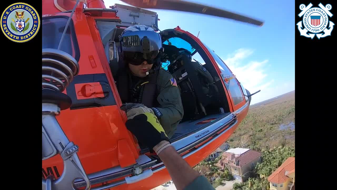 Hurricane Ian: Coast Guard rescues people and pets from Sanibel Island
