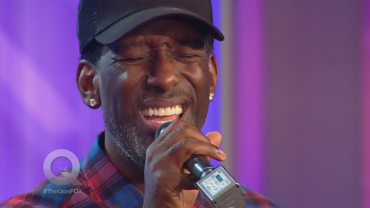 Shawn Stockman of Boyz II Men performs on The Q