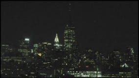 Empire State Building in darkness