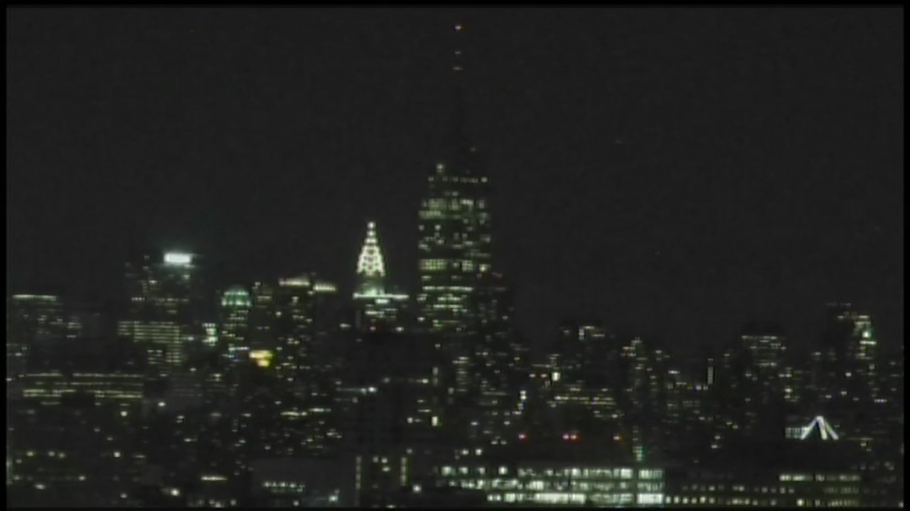 Empire State Building in darkness