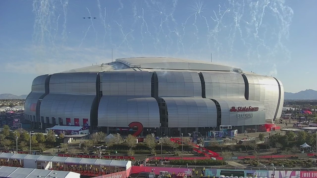 Super Bowl LVII National Anthem fly over