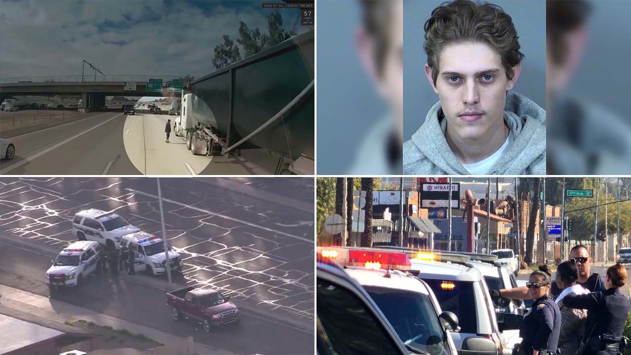Crime Files: Man darts through I-10 freeway, Phoenix officer given Narcan