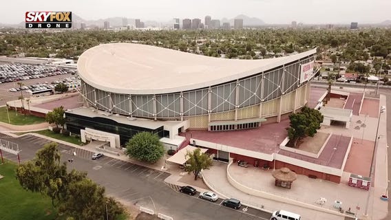 Taking a look at the Veterans Memorial Coliseum | Drone Zone