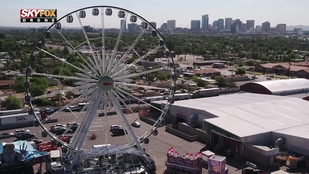 Flying over the Arizona State Fair | Drone Zone