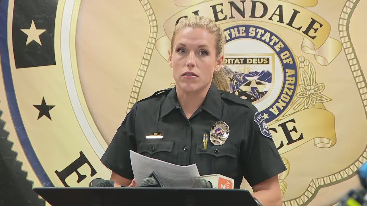 Full video: Glendale PD announces arrest after brutal murder at gas ...