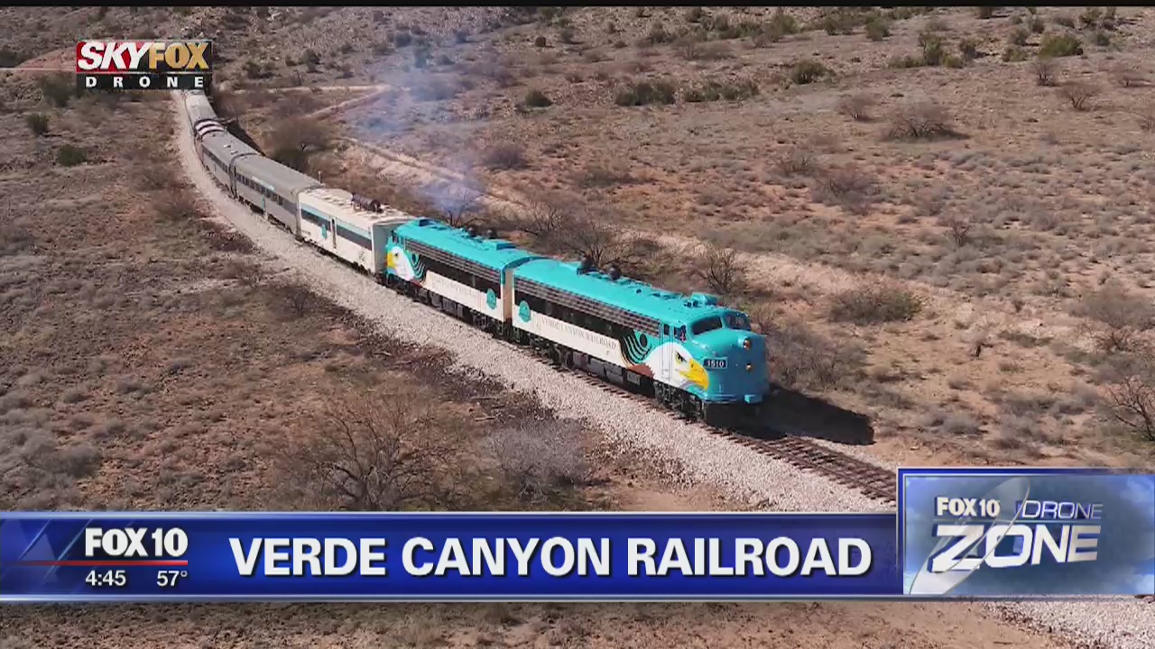 Taking a look at the Verde Canyon Railroad | Drone Zone