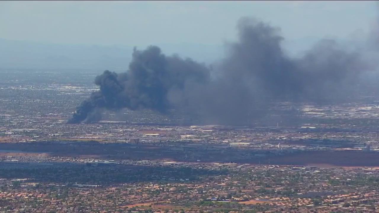 Massive fire burning in Phoenix | FOX 10 Phoenix