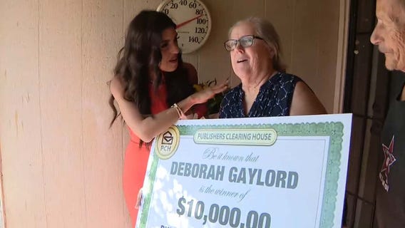 AZ woman wins $10K from Publisher's Clearing House